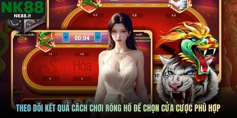 Người chơi theo dõi kết quả cách chơi Rồng Hổ để chọn cửa cược phù hợp